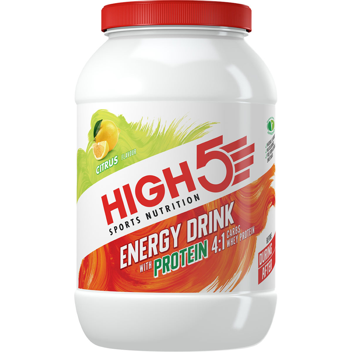 High5 EnergySource 4:1 With Super Carbs 1.6kg Tub - 1.5kg + Citrus