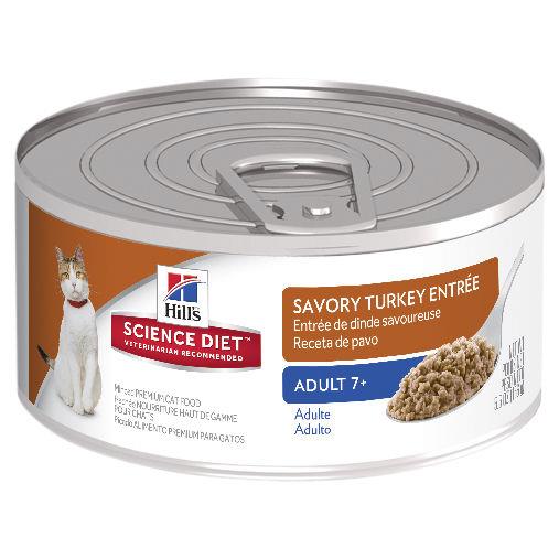 Hills Science Diet Mature Gourmet Turkey Cans 24 x 156g