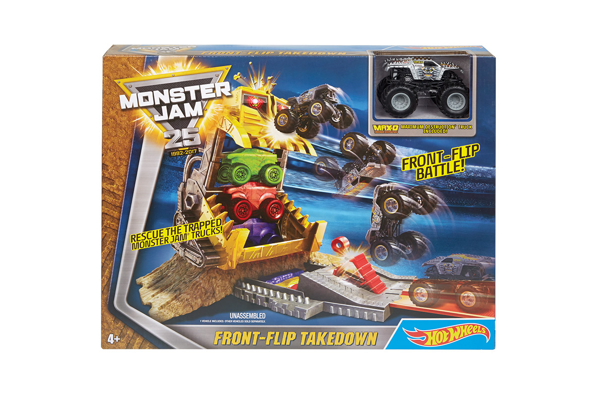 Hot Wheels Monster Jam Front Flip Takedown