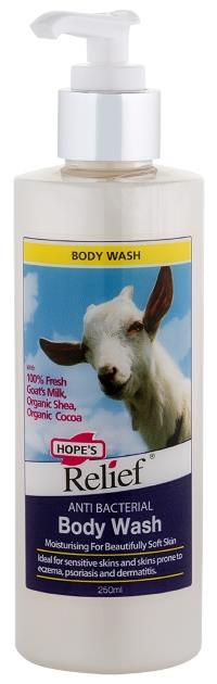 Hope's Relief Goats Milk Body Wash 250ml