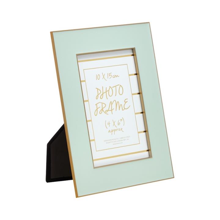 Home Collection Green 'cosmo' Enamel Photo Frame