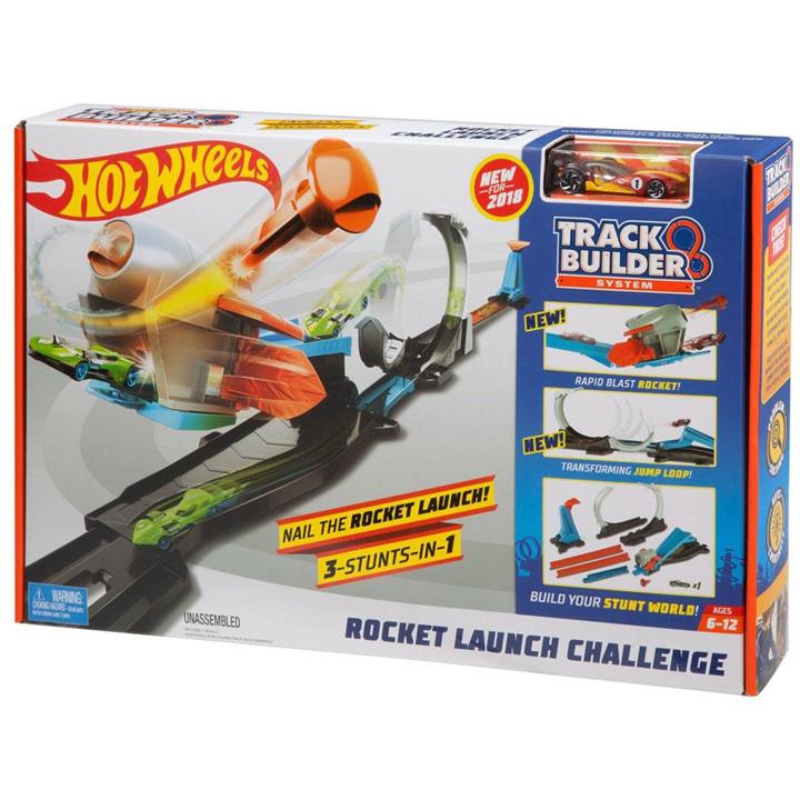 Hot Wheels Track Builder Rocket Launch Challenge Playset