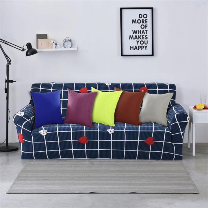 Honana WX-137 40x40cm Solid Color Pillow Case Sofa Cushion Bedside Office Car Chair Pillow Cover Christmas