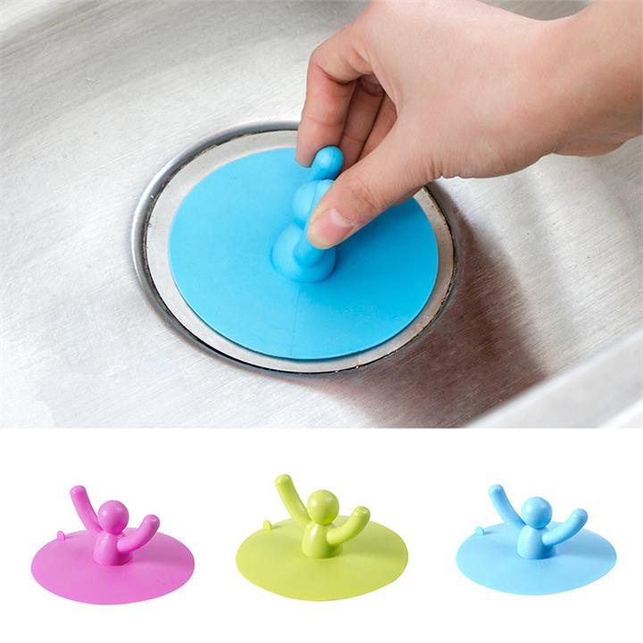 Honana BR-91 Waterproof Silicone Sink Plug Water Sink Multifuctional Bathtub Drainage Stopper Tool For Home Kitchen Washroom Bathroom Shower