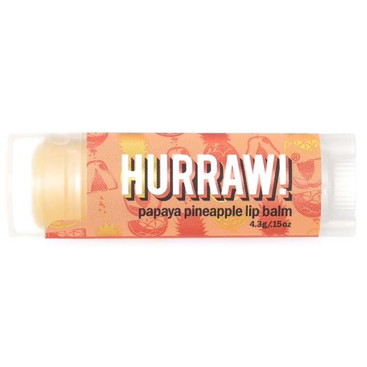 Hurraw! Papaya Pineapple Lip Balm 4.3g