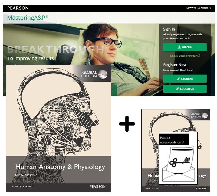 Human Anatomy & Physiology Global Edition + Modified Masterin