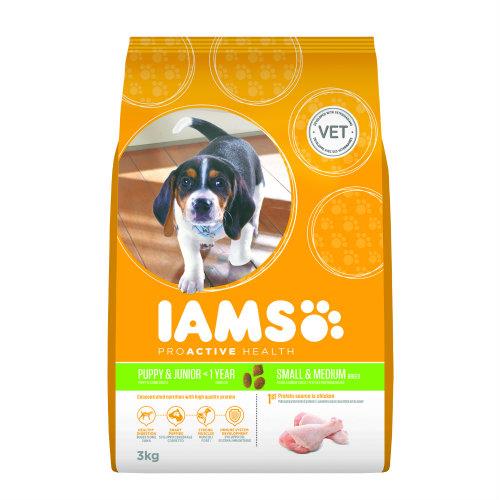 Iams Small and Medium Breed Puppy and Junior 3kg