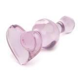 Icicles No 75 Glass Wave Heart Butt Plug