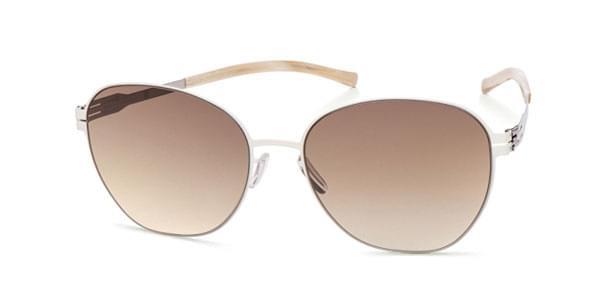 Ic! Berlin Sunglasses M1306 Judith W. Off-White - Brown-Sand