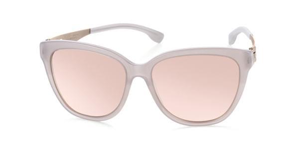 Ic! Berlin Sunglasses A0642 Juliet M. Snowy Mountains Matt - Cinnamon Mirrored