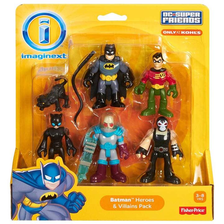 Imaginext DC Super Friends Batman Heroes & Villains Pack