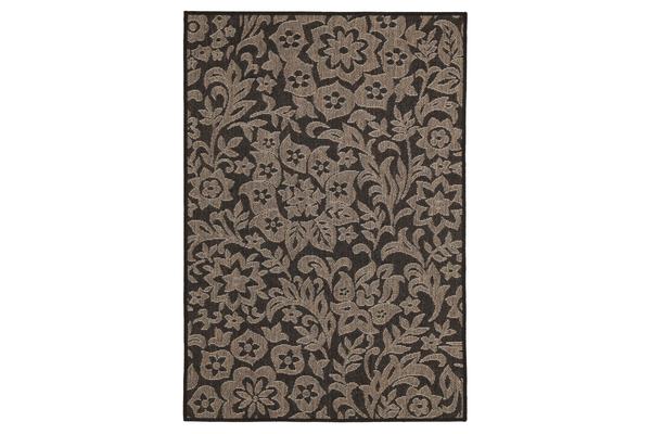 Independence Indoor Outdoor Modern Black Rug 160X110cm