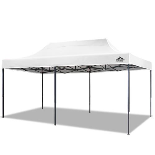 INSTAHUT 3m x 6m Pop-up Gazebo Garden Canopy Outdoor Marquee White