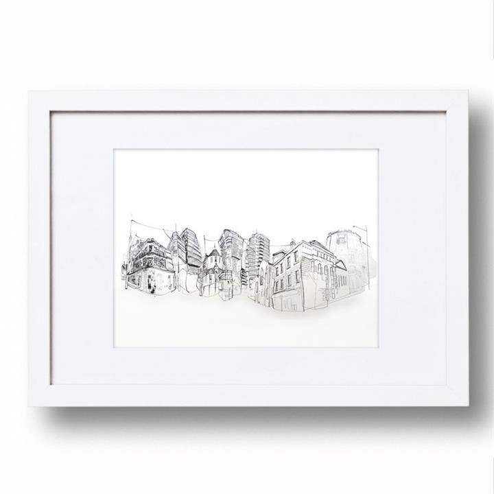 Ink Cityscape #2 | Signed Artist's Print