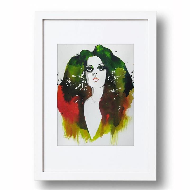 Ink Splash #1 | Signed Artist's Print | Various Sizes for Easy Framing