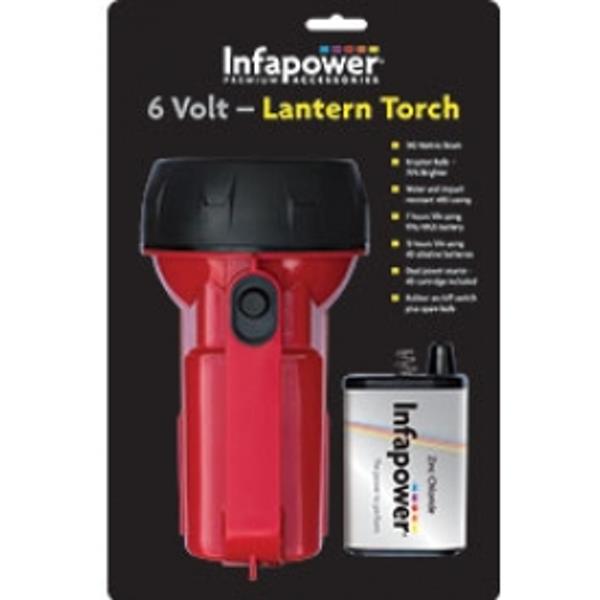 Infapower F014 6Volt Lantern Torch Red