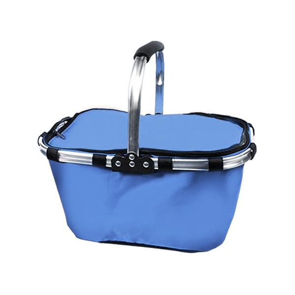 Insulated Thermal Picnic Basket - Blue