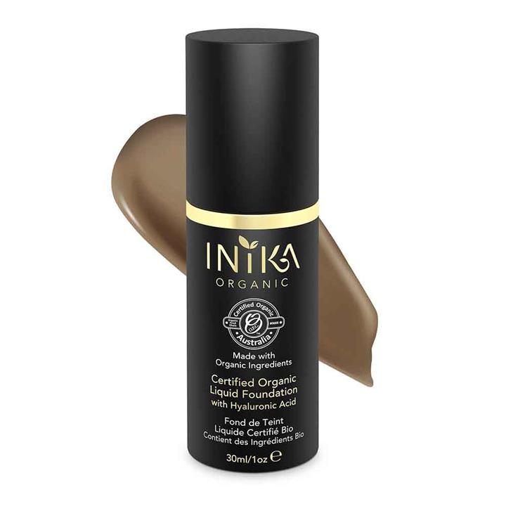 Inika Certified Organic Liquid Foundation - Toffee (30ml)