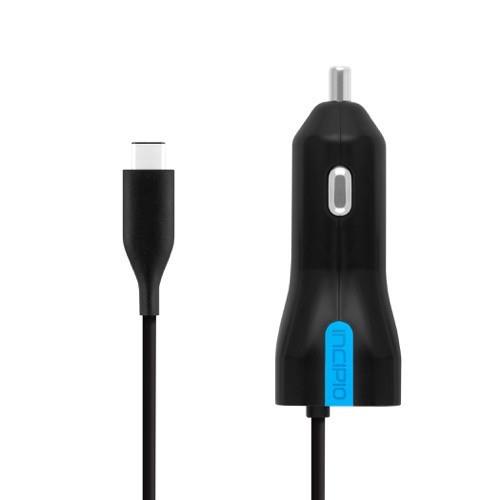 Incipio USB-C High Speed Car Charger 15W - Black/Blue