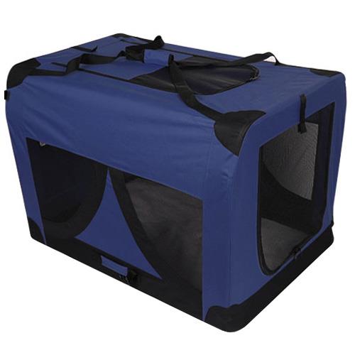 i.Pet Extra Large Portable Soft Pet Puppy Dog Crate Carriers Cage Kennel - Blue