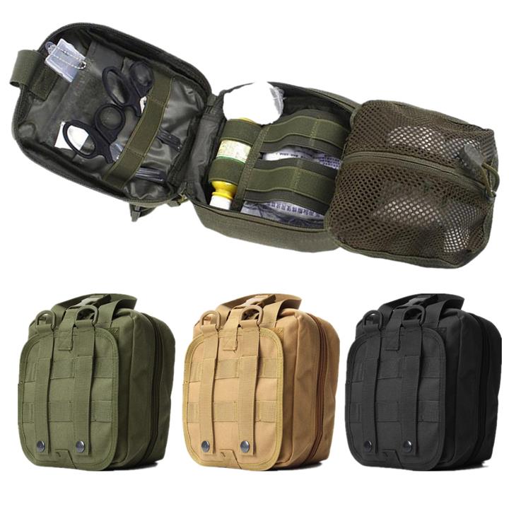 IPRee Tactical Molle Bag EMT Medical First Aid Utility Emergency Pouch For Vest Belt