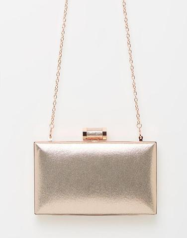 Izoa Violette Clutch Rose Gold