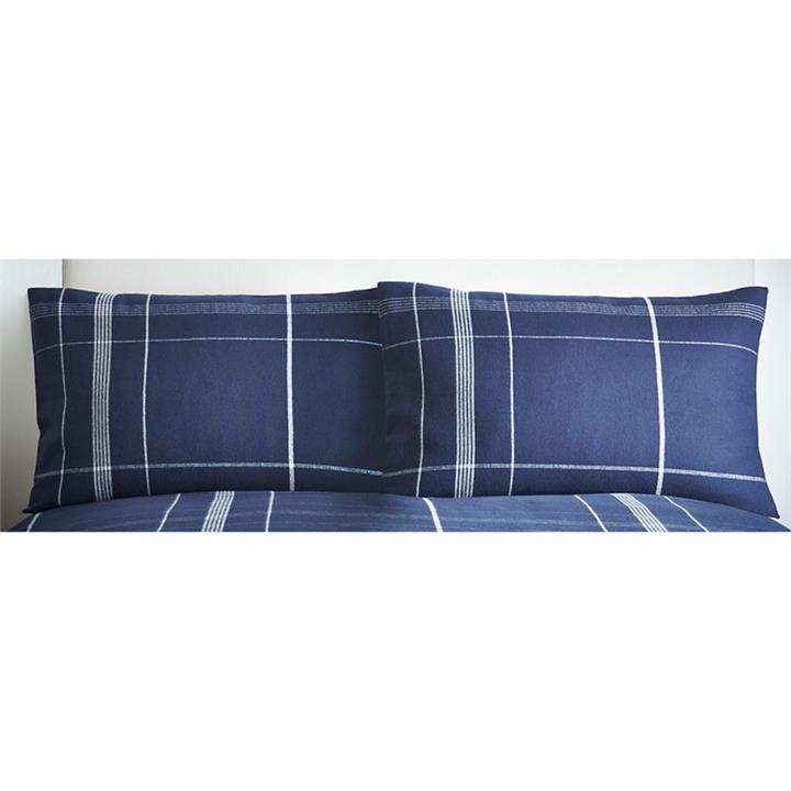 J by Jasper Conran Finchley Pillowcase Pair, Blue