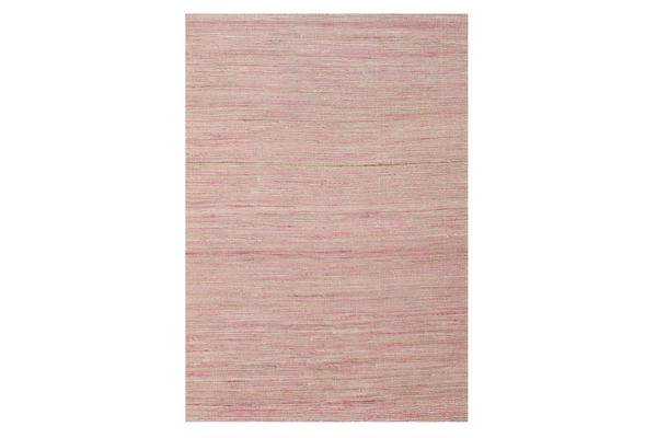 Java Flatweave Pink Wool Rug 225x155cm