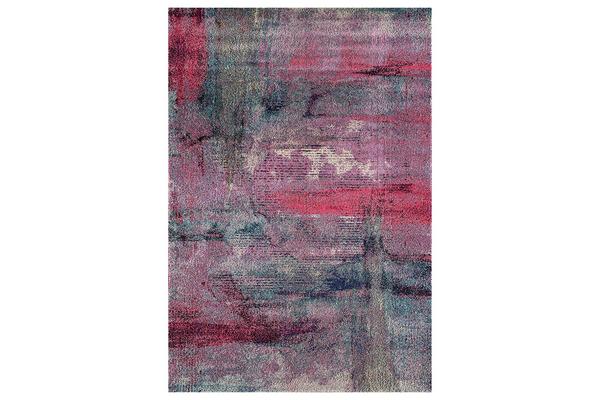 Jasmin Brushstroke Dazzling Rug Fuschia 400x300cm