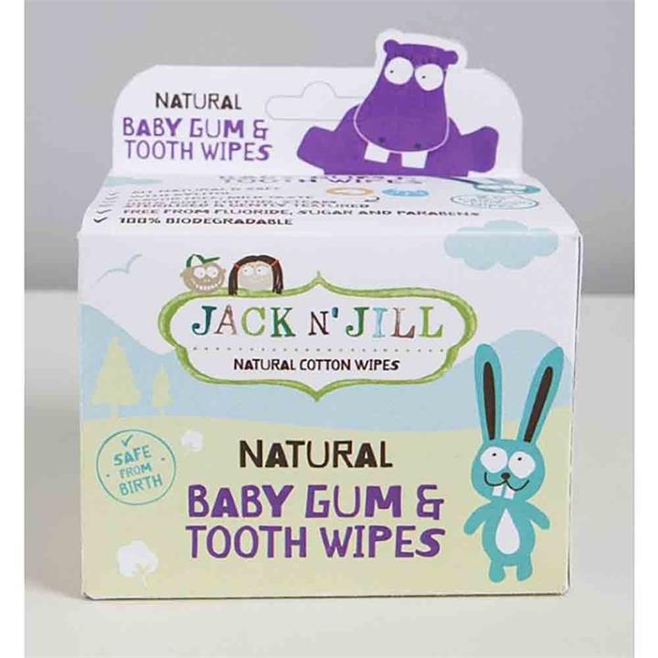 Jack N' Jill Baby Gum & Tooth Wipes (25 wipes)