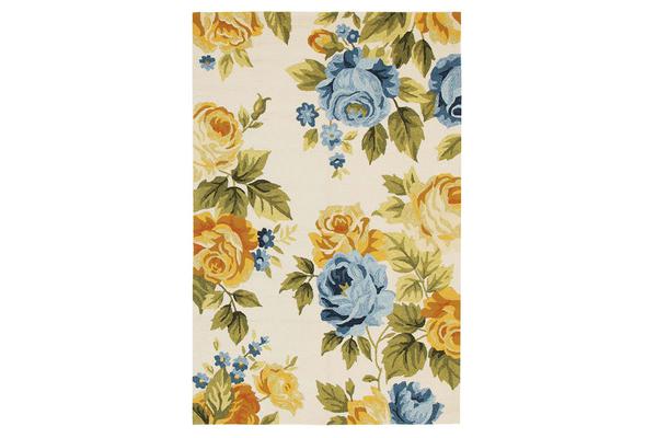 Jessica New Spring Indoor Outdoor Rug Cream 225x155cm