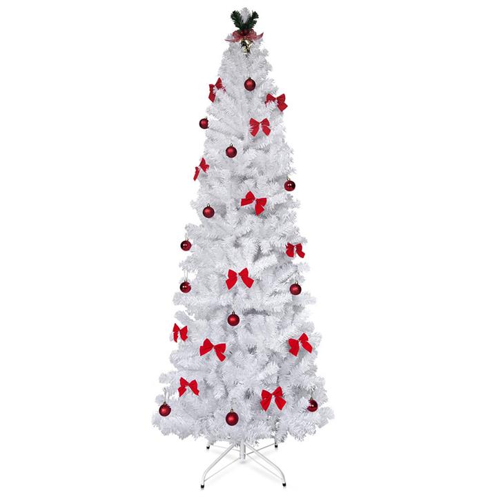 Jingle Jollys 6ft Deluxe White Christmas Tree