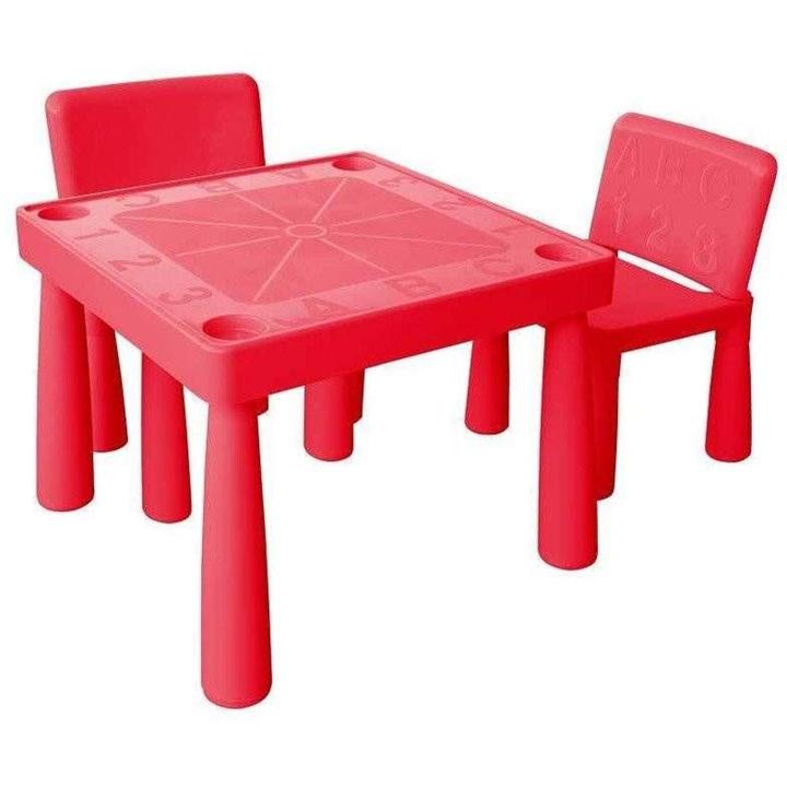 Jolly Kidz ABC Table and Chairs - Red