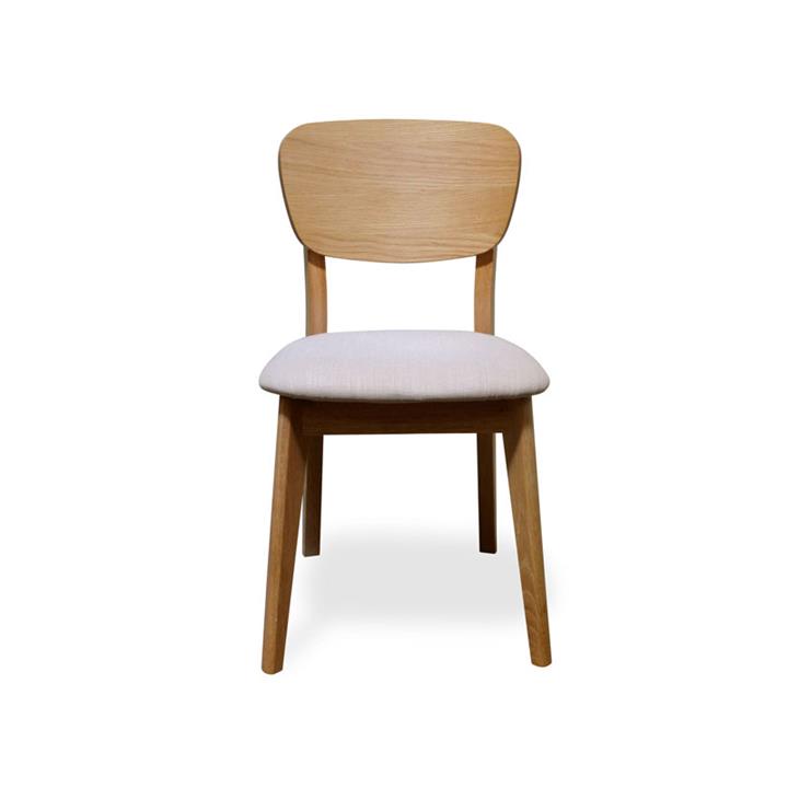 Johansen Veneer Chair | Fabric Seat