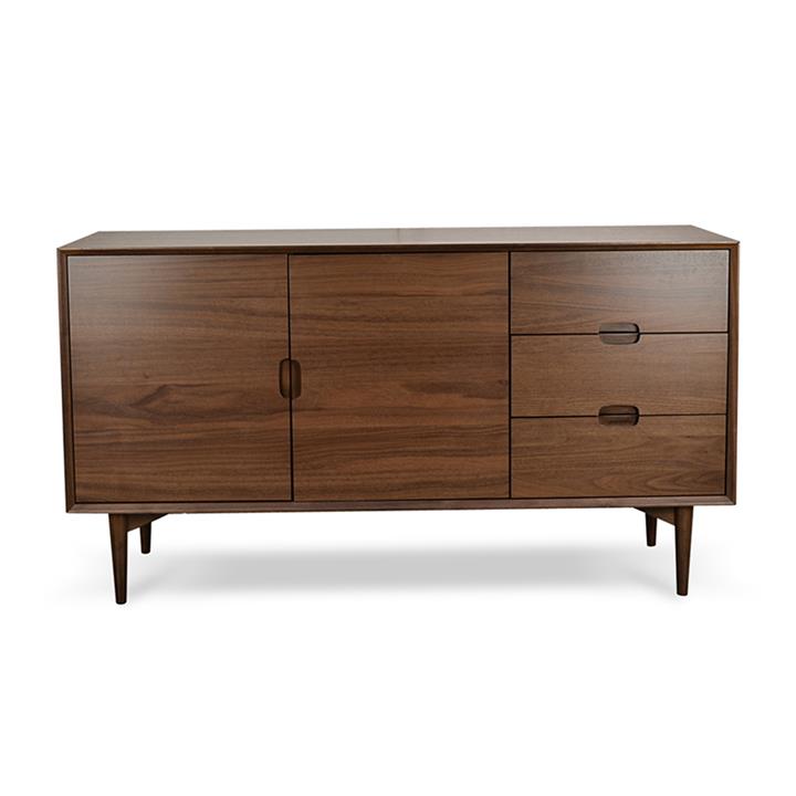 Johansen Scandinavian Buffet Unit | Walnut