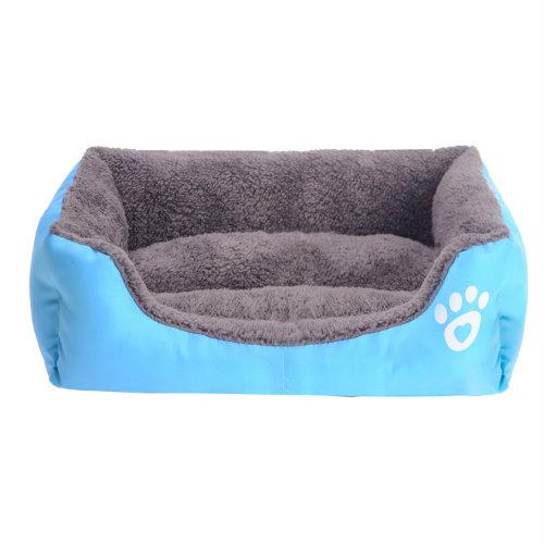 Jumbo Pets Soft Dog or Cat Pet Bed in Blue Large