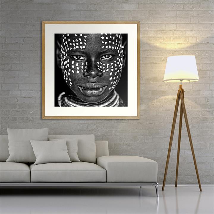 Karo Girl | Square | Prints and Canvas