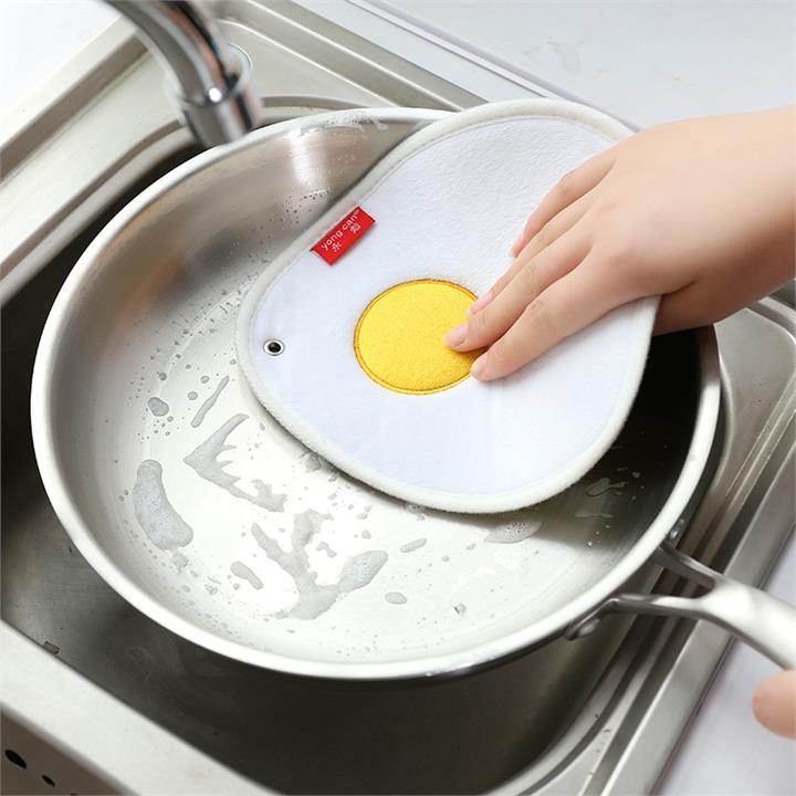 KCASA KC-CS11 Hang Thickness Bibulous Dishcloth Heat Resistant Coaster Dry Hand Dish Cleaning Towel