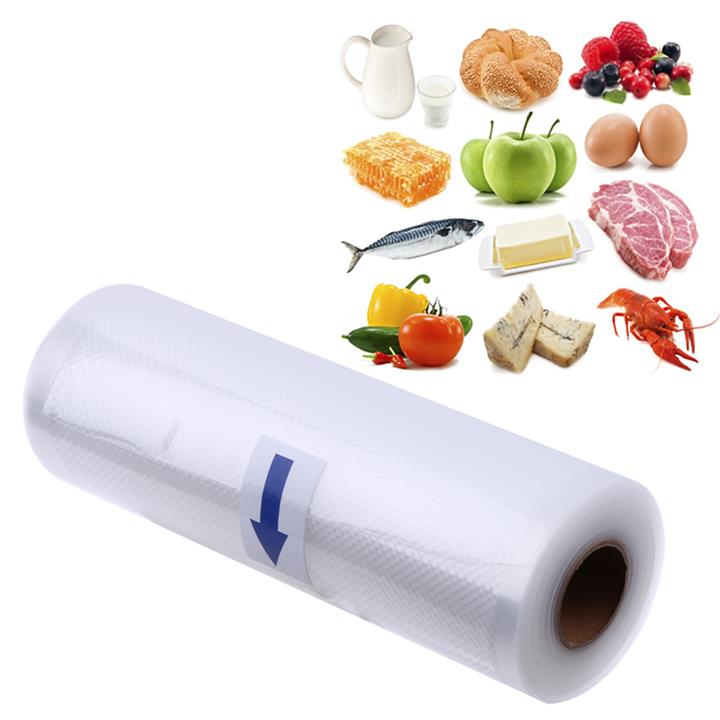 KCASA KC-VB02 17x500cm Vaccum Seal Ring Bag Roll Food Sealer machine Bag Kitchen Storage Fresh-keeping Bag  General Food Saver Bag