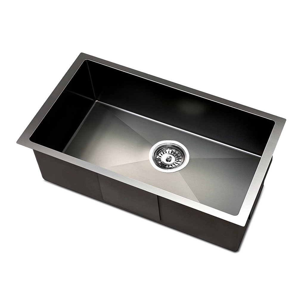 Kitchen Sink with Waste Strainer 30 x 45cm (Charcoal)