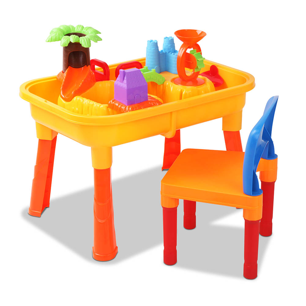 Kids Sand and Water Castle Table Play Set