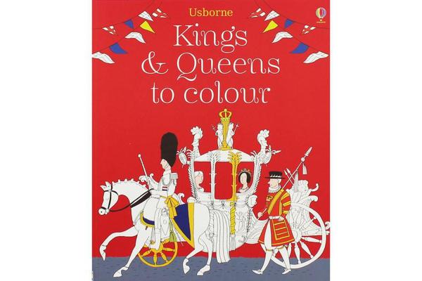 Kings and Queens Colouring Book