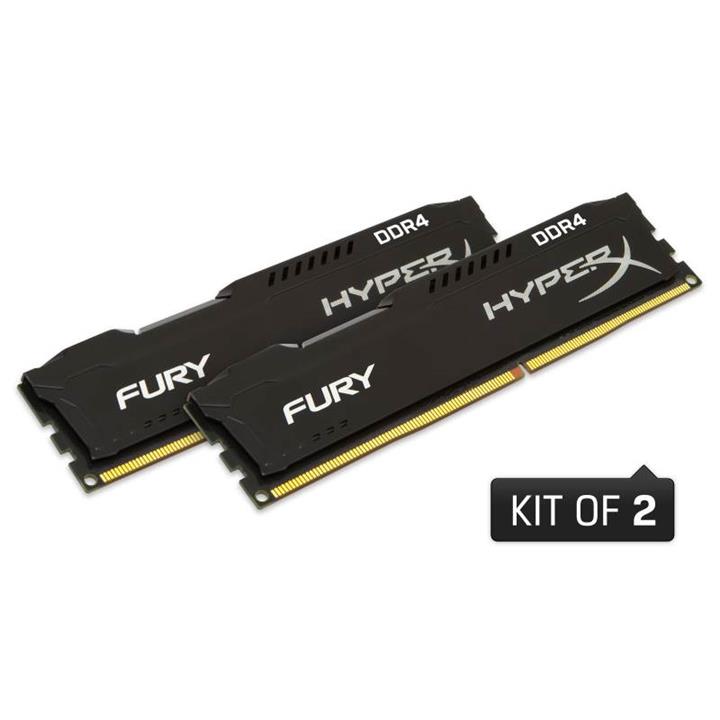 Kingston Hyperx Fury 8Gb (2X 4Gb) Ddr4 2400Mhz Memory Black