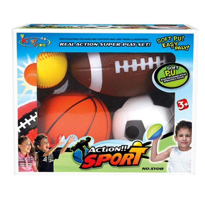 Kids Soft Balls 4 Piece Set