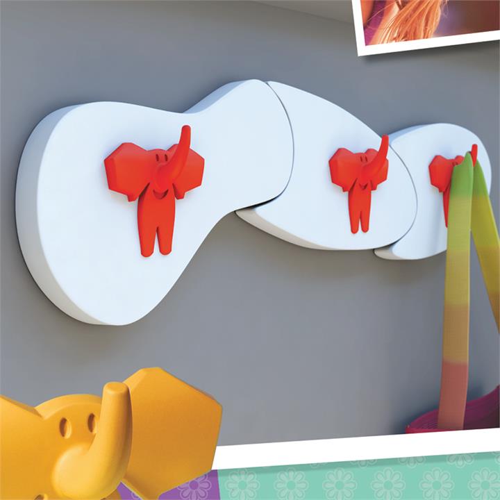 Kid's Range | Hooks & Handles | Elephant Knob or Hook