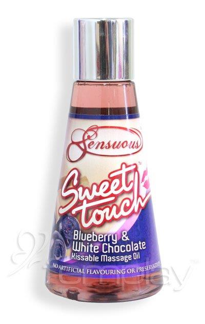 Kissable Massage Oil - Blueberry & White Chocolate (125ML)