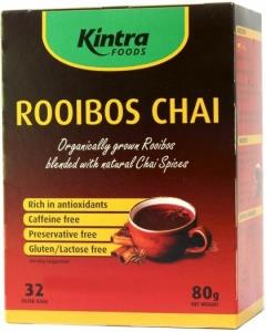 Kintra Foods Organic Rooibos Chai G/F 32Teabags