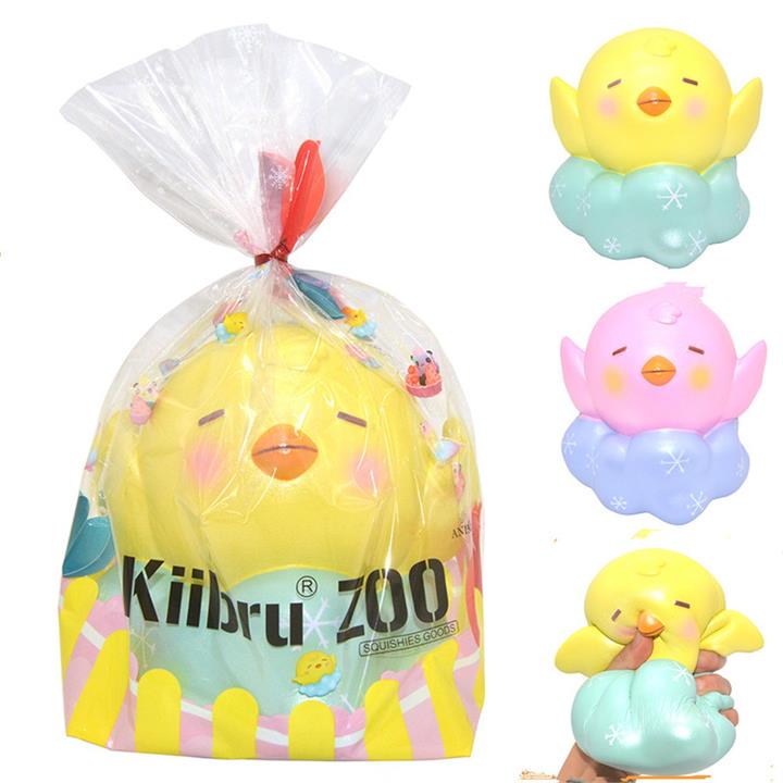 Kiibru Squishy Chick Cloud Jumbo 15*14*13.5cm Slow Rising Original Packaging Collection Gift Decor Toy