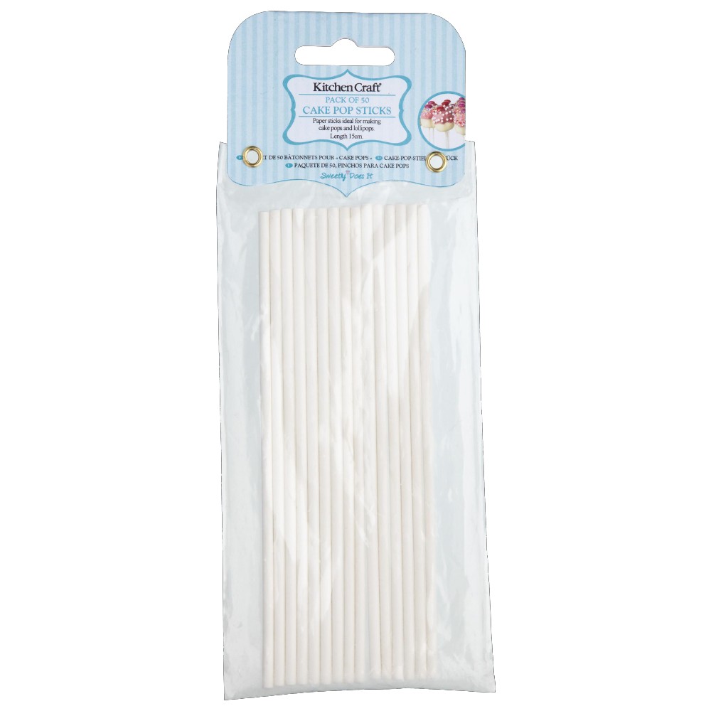 Kitchencraft Sweetly Does It Cake Pop Stick Large Set