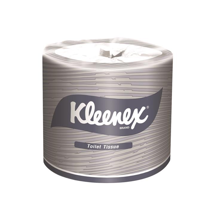 KLEENEXÂ® - 4737 -  Small Roll Toilet Tissue - 10cm x 11cm, 2 ply - 300 sheets/Roll - CTN of 48 rolls